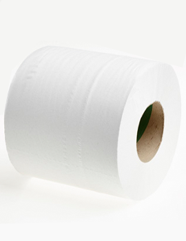 Centre Feed Roll 2 Ply 375 Sheets White 1 x 6